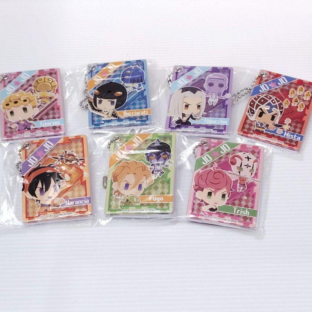 【ジョジョ】 ブチャラティチーム ピタパタポップ スライドミラー 手鏡 7個