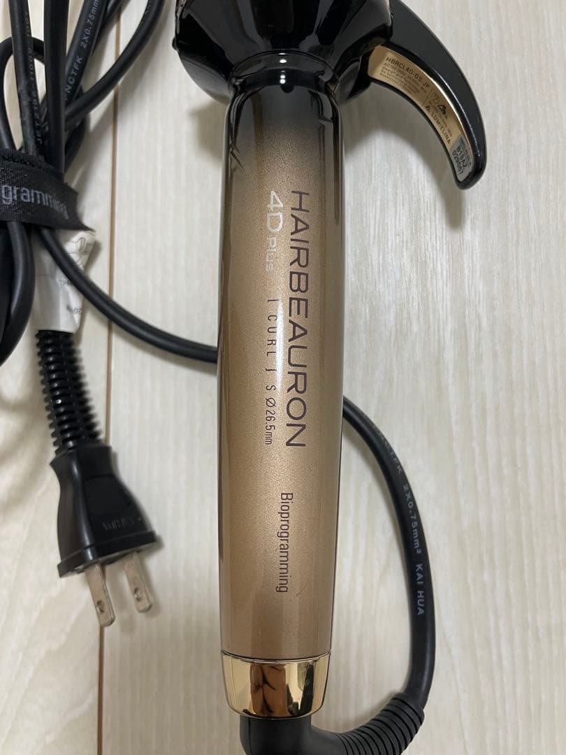 ヘアアイロン HAIRBEAURON CURL 4d plus S 26.5mm