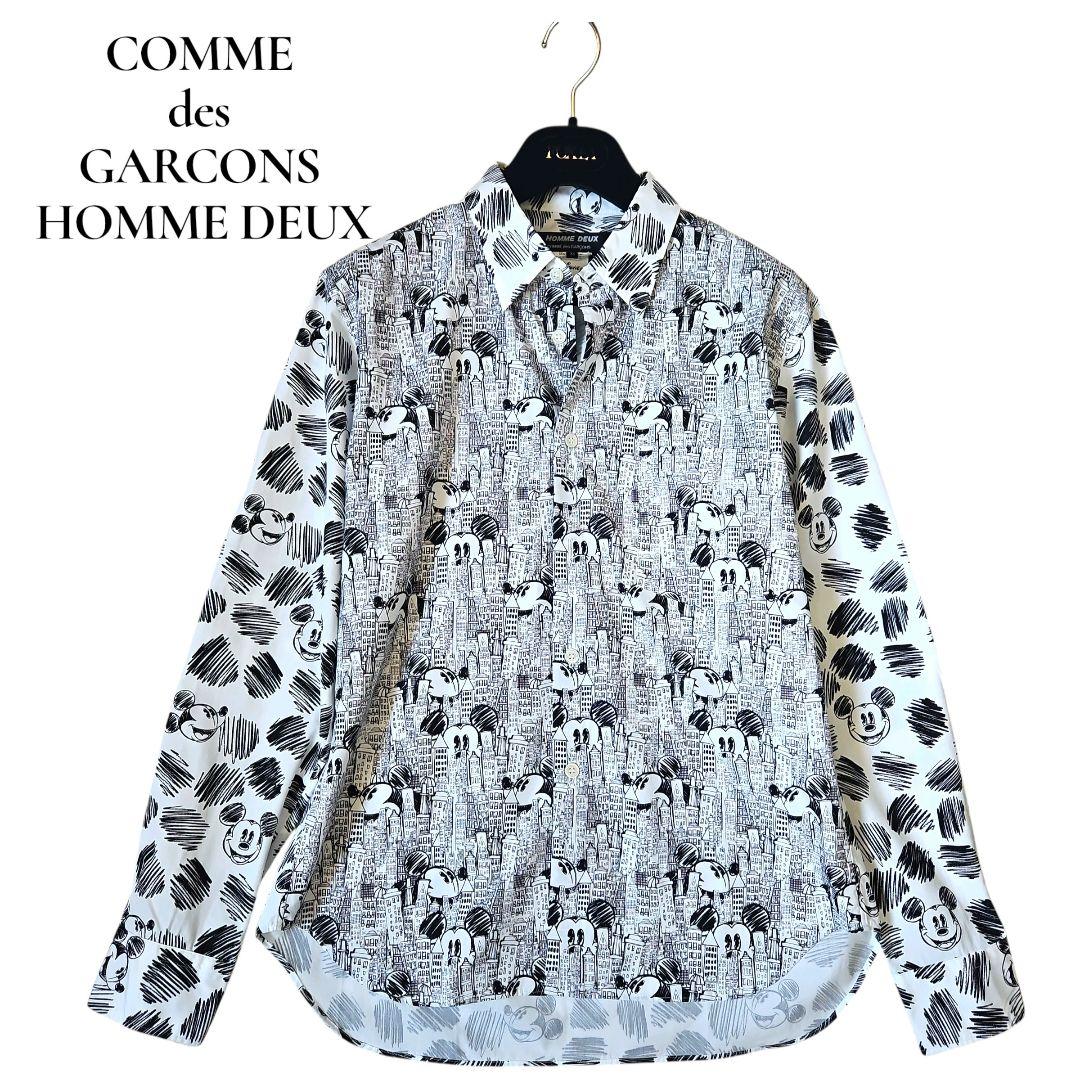 美品☆COMME des GARCONS HOMME DEUX ミッキー シャツ - メルカリ
