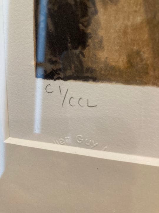 モジリアーニ　黒いネクタイの女　リトグラフ