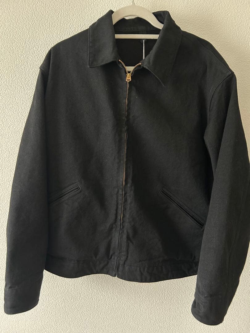 26SS COMOLI コモリ ブラックデニムジップショートジャケット - メルカリ