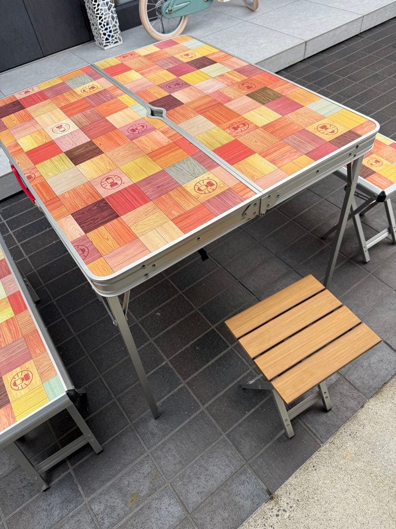 コールマン テーブル ナチュラルモザイクファミリーリビングセット