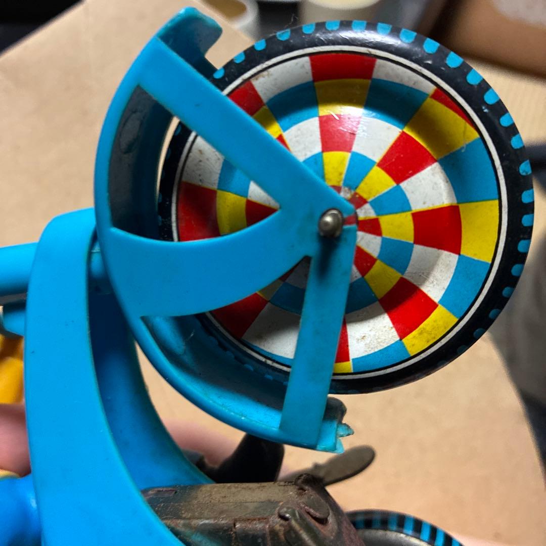 サ*ー様 昭和レトロ　フランダースの犬のネロです。ソフビ　ブリキ　おもちゃの自転