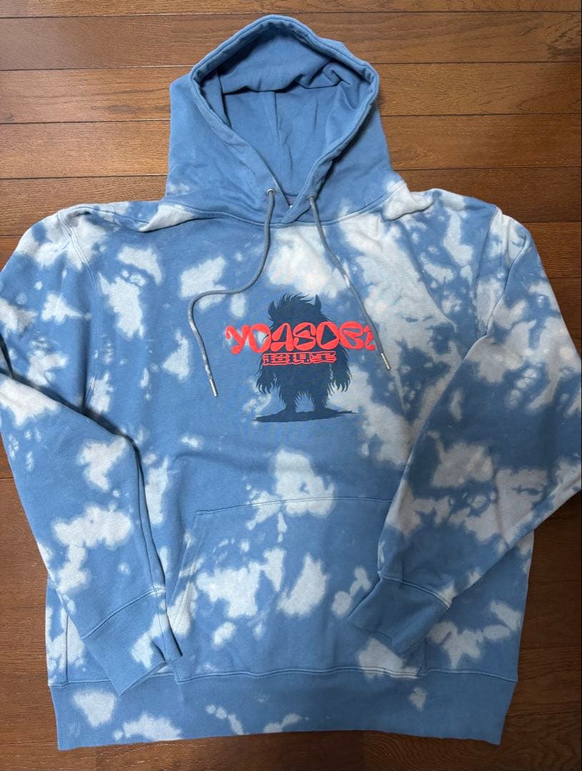 YOASOBI Remake 超現実Hoodie タイダイ ブルー Lサイズ