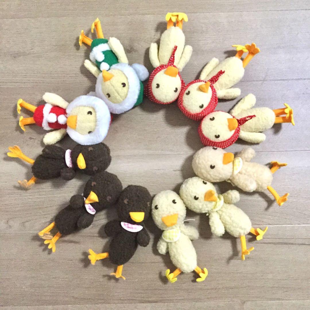 【激レア★】GLADEE ひよこぬいぐるみ 11匹 まとめ売り グラディー