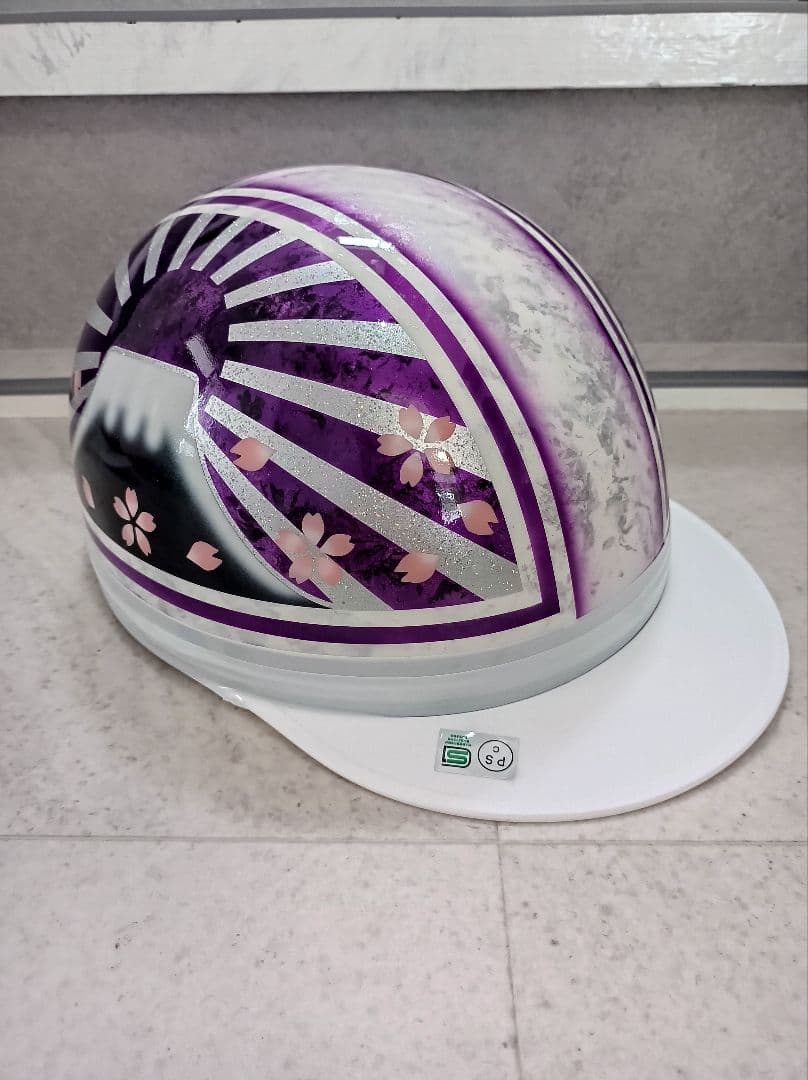 カスタムコルク半　白ラップ塗装✘Candyパープルラップ富士日章　七色ラメ カスタムコルク半 白紫ラップ富士日章｜Yahoo!フリマ（旧PayPayフリマ）