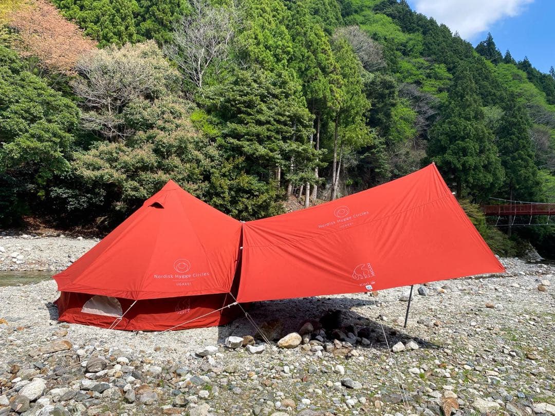 【限定新品】Nordisk Asgard7.1 & Kari12 REDカラー Asgard 7.1 & Kari 12 Burnt RedとFire Pitのご紹介