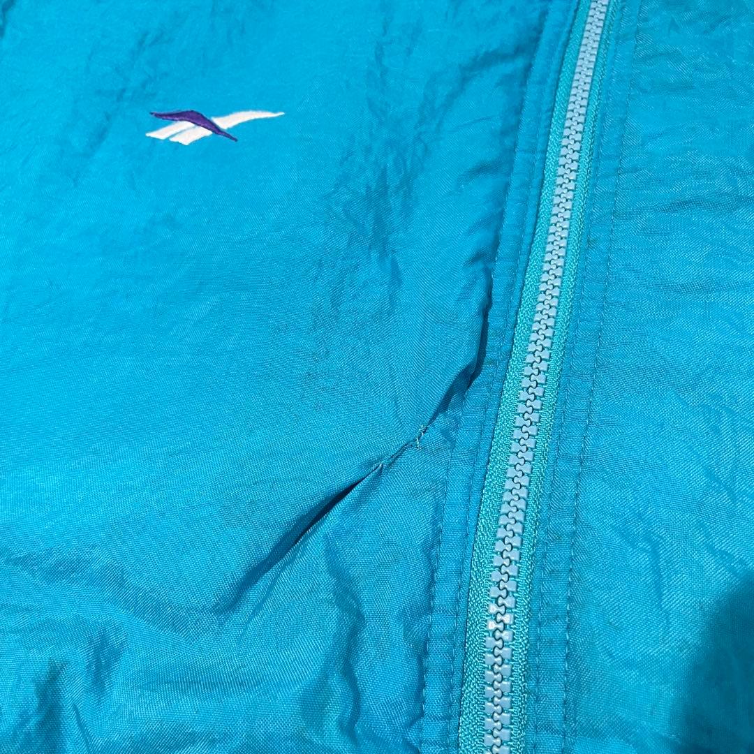 リバーシブル】90sリーボックNBA シャーロット・ホーネッツ中綿JKT/L