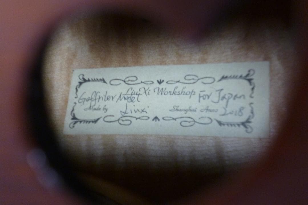 直接引取限定】チェロ（ゴフリラーモデル Liuxi工房製 Anno 2018