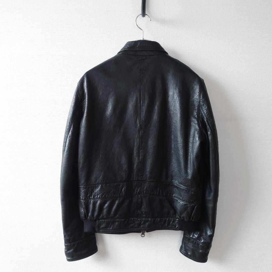 MAURO GRIFONI 羊革 ラムスキン レザージャケット archive - メルカリ