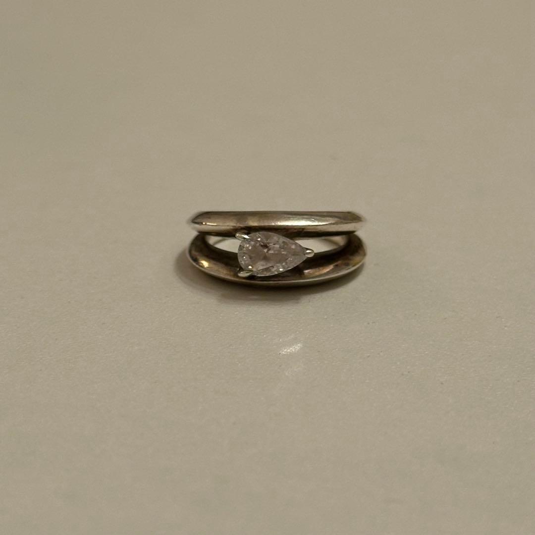 最終値下げ】loro CZ ring #11 silver - メルカリ