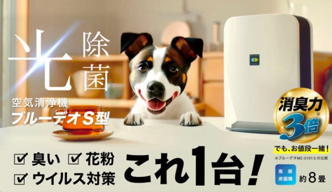 空気　消臭　除菌　ブルーデオ　新品 マスクフジコー 期間限定キラクリーンプレゼント！（￥1,210） 新型