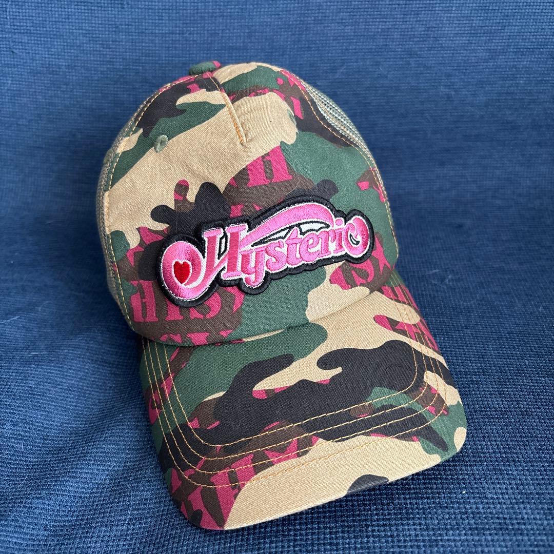 Hysteric Glamour 迷彩ベースボールキャップ - メルカリ