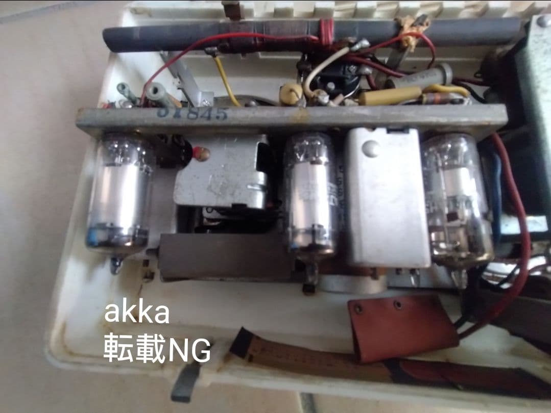 真空管3球タイプ コンパクトAMラジオ ナショナル 1956年製 - メルカリ