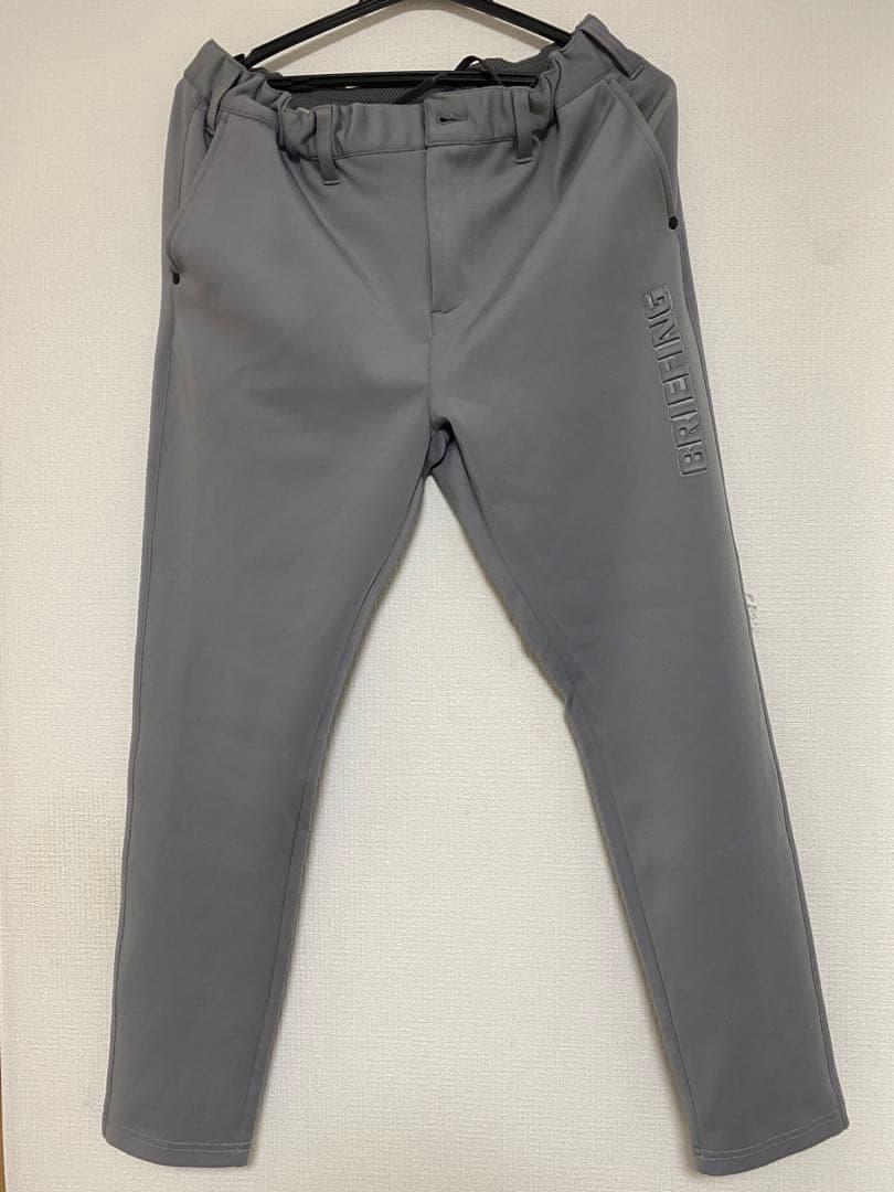 ブリーフィング　3Dロゴパンツ　グレー BRIEFING GOLF（ブリーフィングゴルフ） ブリーフィング BRIEFING