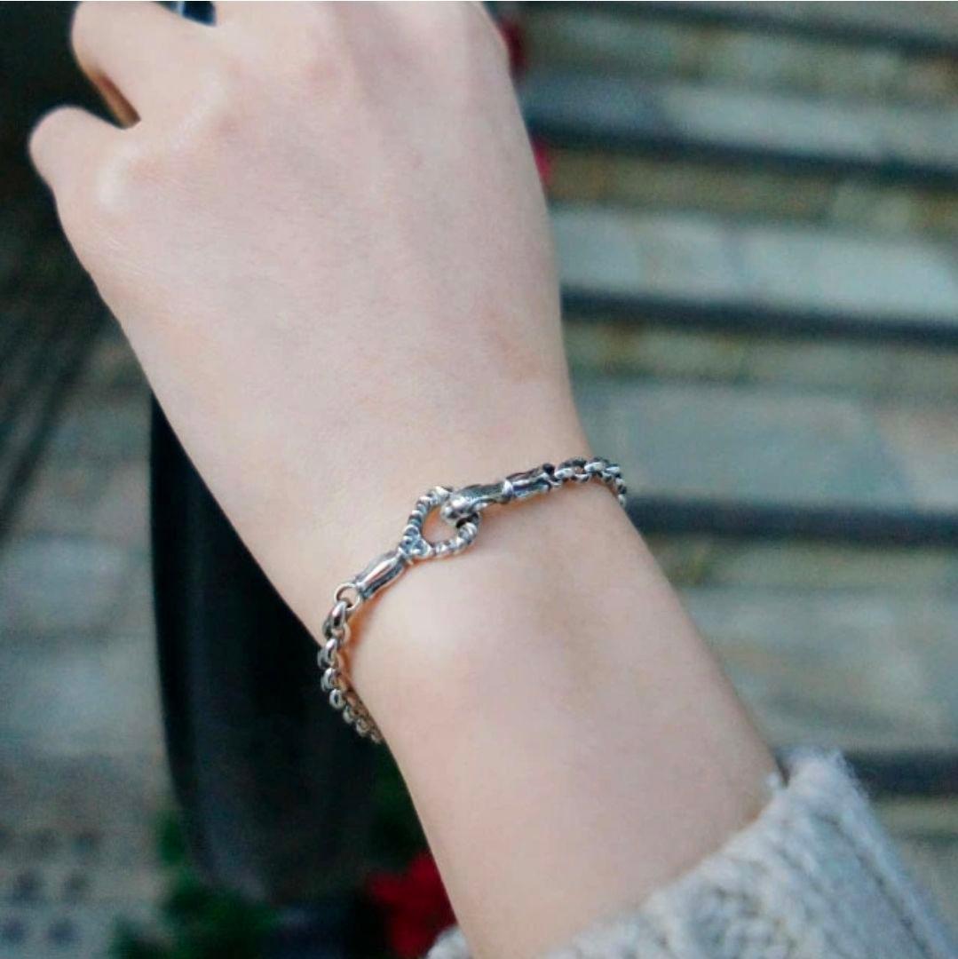 LONE ONES ミニシルク チェーン ブレスレット L (4.0mm)