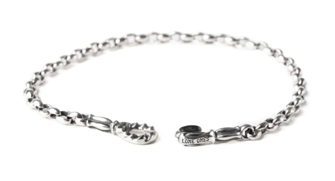 LONE ONES ミニシルク チェーン ブレスレット L (4.0mm)