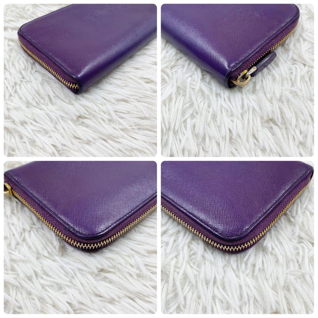 ✨極美品 希少✨】プラダ 三角ロゴ サフィアーノレザー 長財布