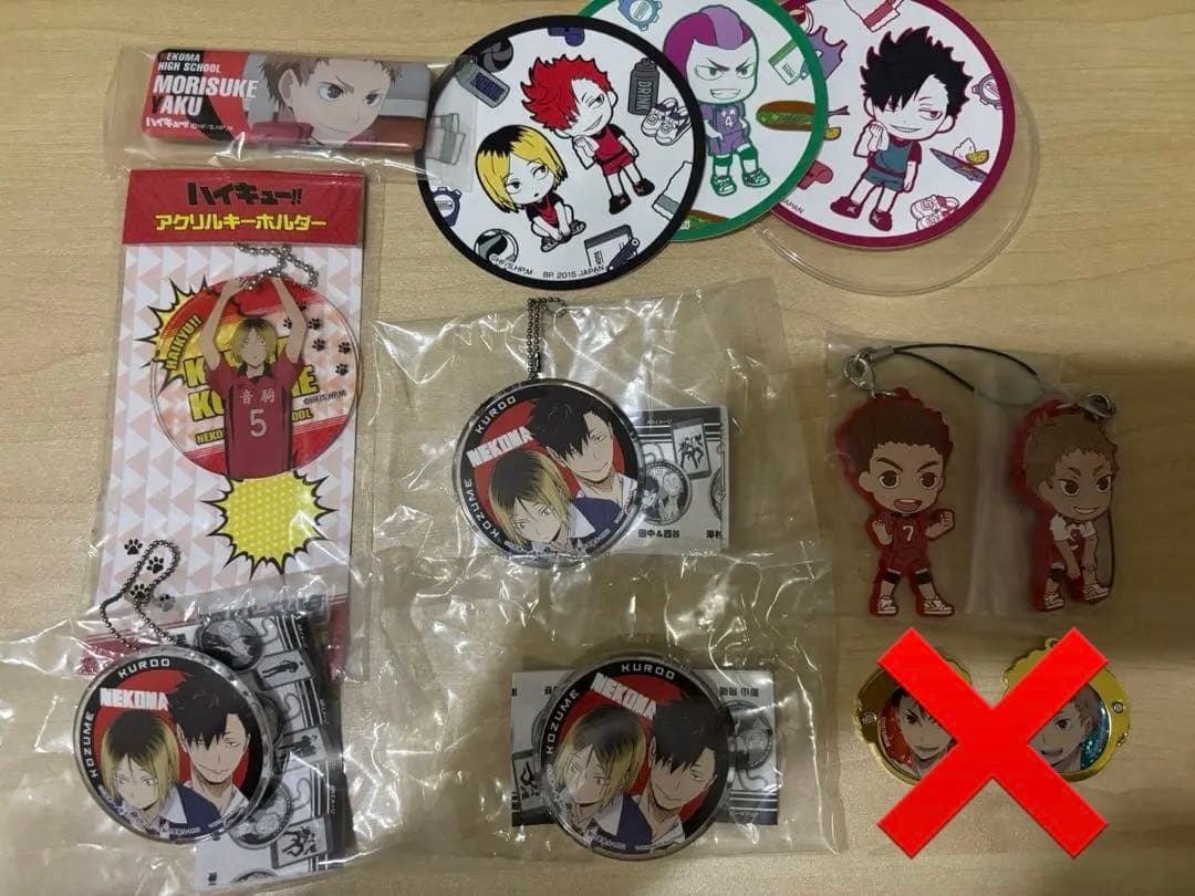 ハイキュー　缶バッチ　ストラップ　ポストカード　カード まとめ売り バラ売り可