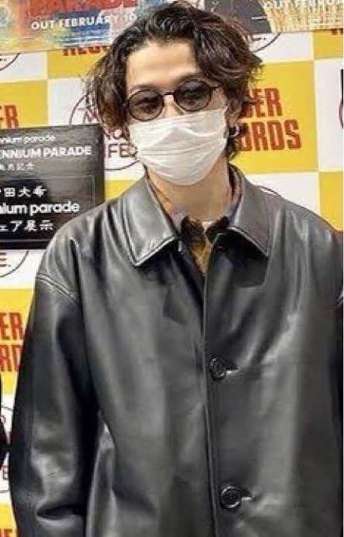 常田大希着用 N.HOOLYWOOD フェイクレザージャケット - メルカリ