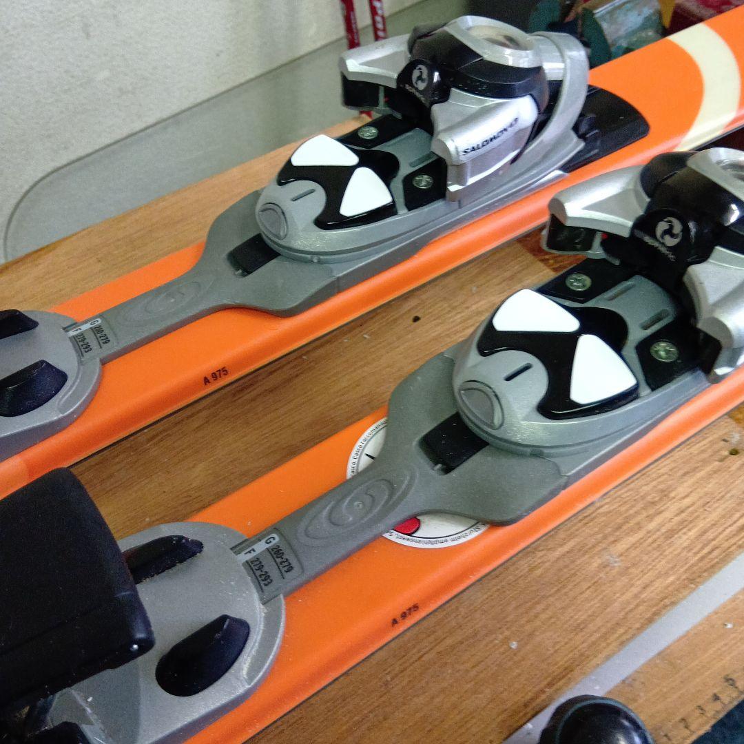 サロモン145cm ブーツ 24.5cm ポール付き …メンテナス済