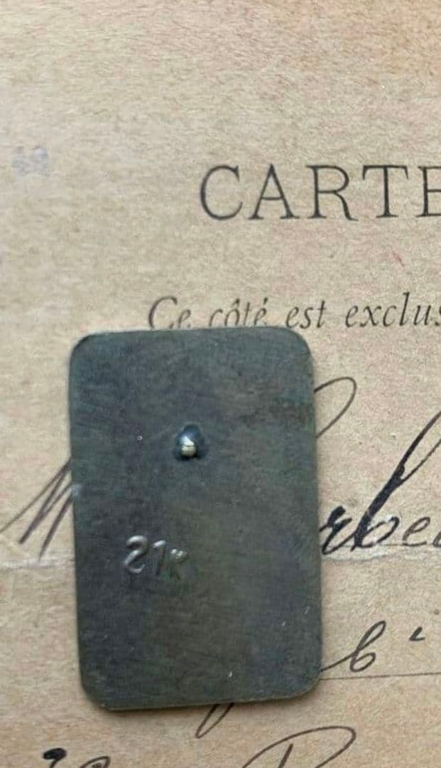 21k刻印あり ピンズ アンティーク ヴィンテージ 4.8g 未鑑定品