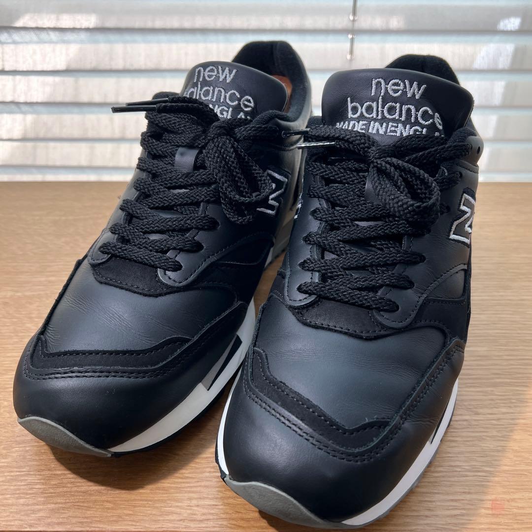 ニューバランス M1500 オールレザー ブラック 黒 グレー UK製 - メルカリ