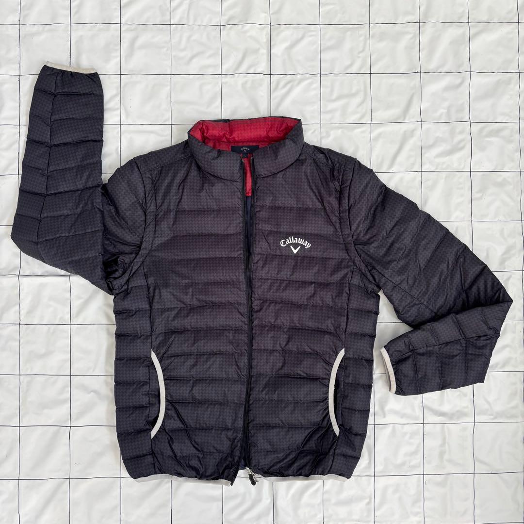 キャロウェイ ゴルフウェア　アウター　ダウン　L キャロウェイ ゴルフウェア ダウンジャケット 秋 冬 ストレッチ