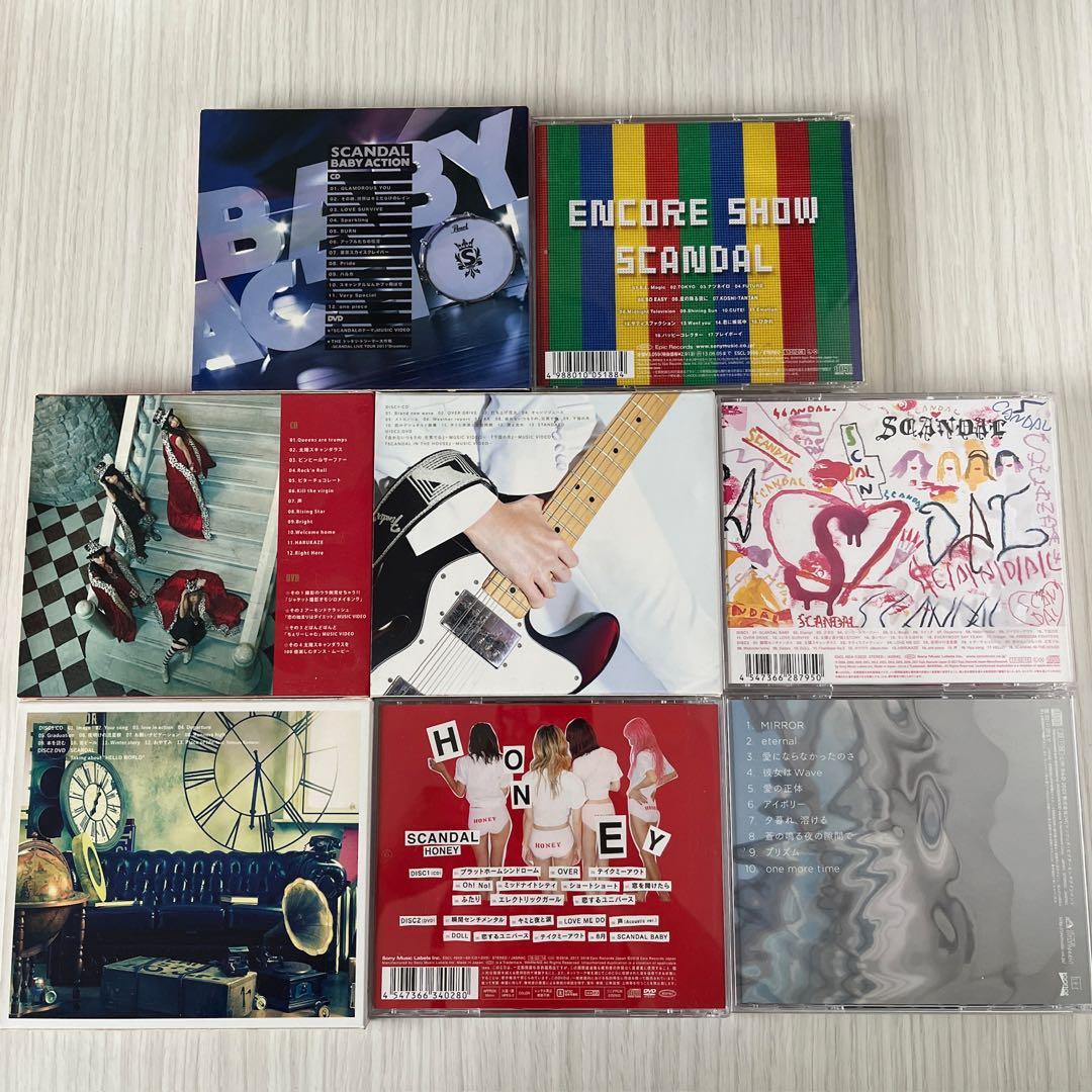 SCANDAL CDDVDラバーバンド缶バッジクリアファイル