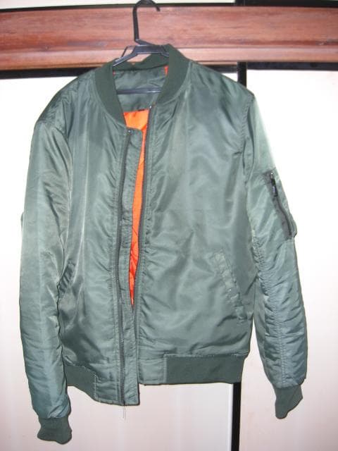 オリーブグリーン MA-1ジャケット XL - メルカリ