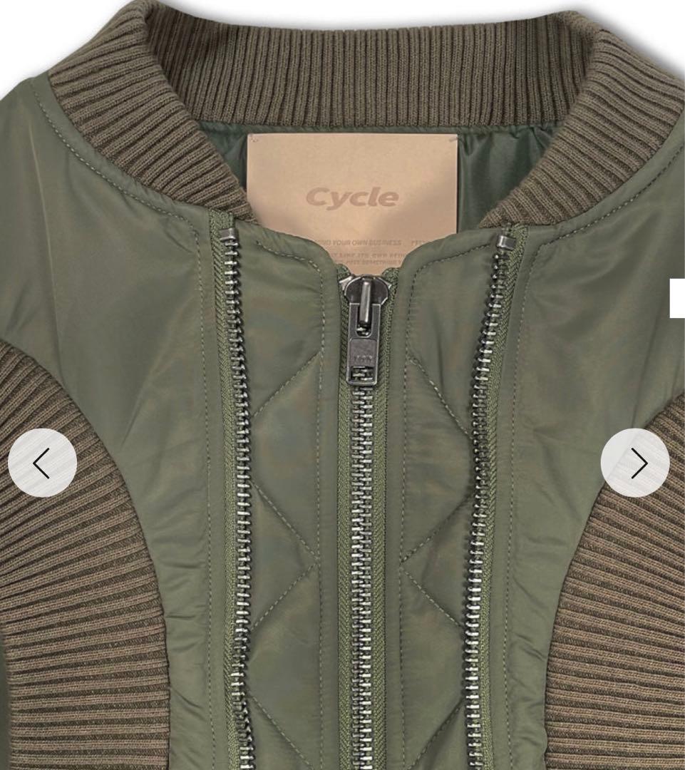 cycle by myob ma-1 フライトジャケット - メルカリ