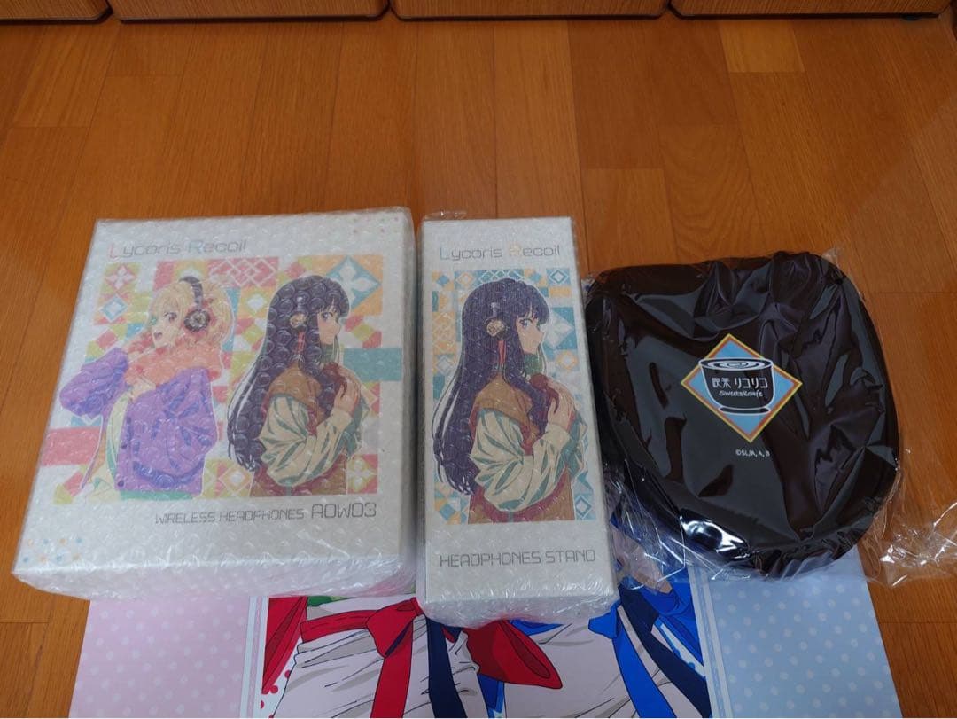 新品ワイヤレスヘッドホン ANIMA AOW03「リコリス・リコイル」たきな ONKYO DIRECT｜ワイヤレスヘッドホン ANIMA AOW03「リコリス・リコイル