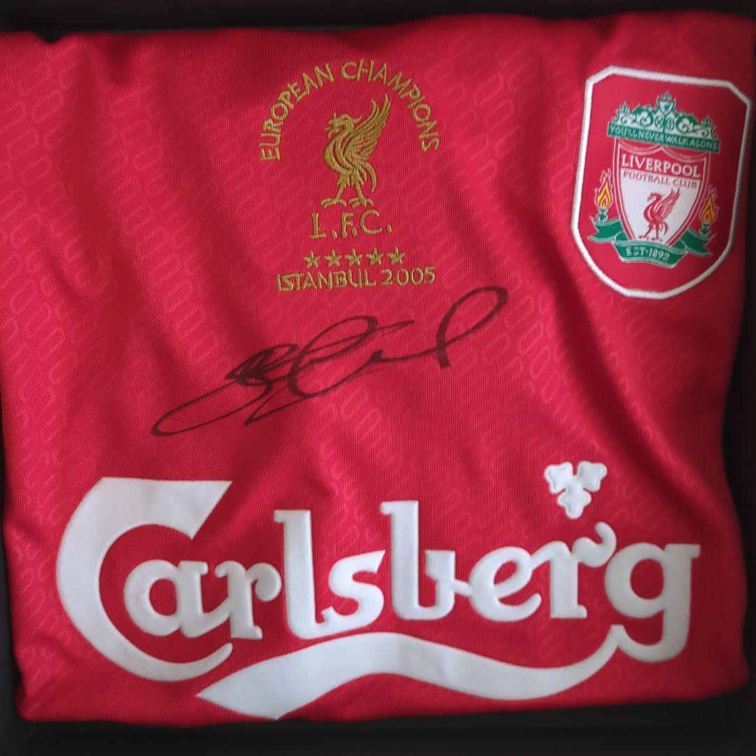 リバプール スティーブン・ジェラード サイン入りユニフォーム