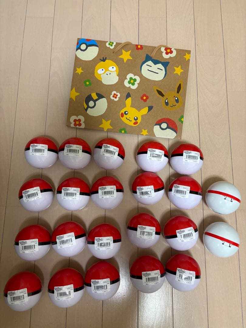 ポケパークカントー ピンバッジ 未開封20個 プレミアボール2個付き