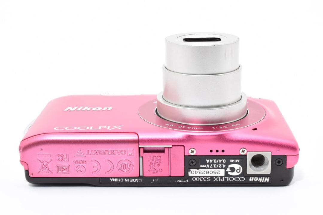 《 美品 》 ニコン　Nikon COOLPIX S3300 ピンク　元箱あり