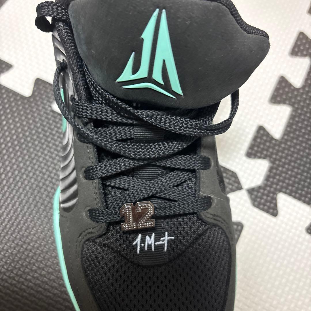 Nike バスケットボールシューズ ブラック/ミント - メルカリ