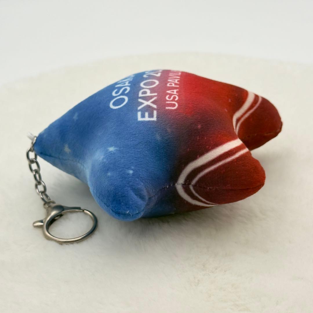 万博 アメリカ館 スパーク　ぬいぐるみキーチェーン 　新品・未使用　サイズ「大」