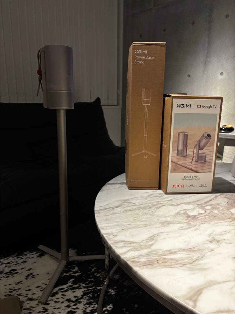 美品・初期化済】XGIMI MoGo 3 Pro＋バッテリー付スタンドセット