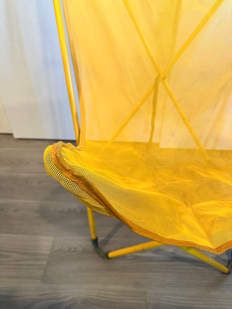 Lafuma ラフマ イエロー メッシュ バタフライチェア - メルカリ