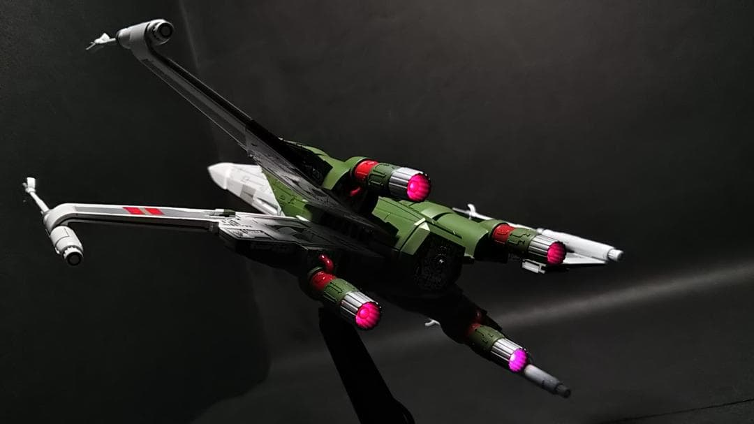 電飾改修 1/72 Xウイング・ファイター 完成品 スカイウォーカーの