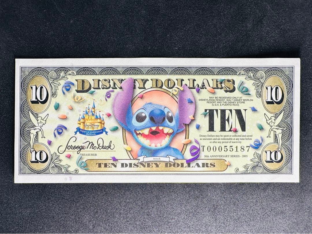 Disney Dollars ディズニーダラーズ 50周年記念 3枚セット