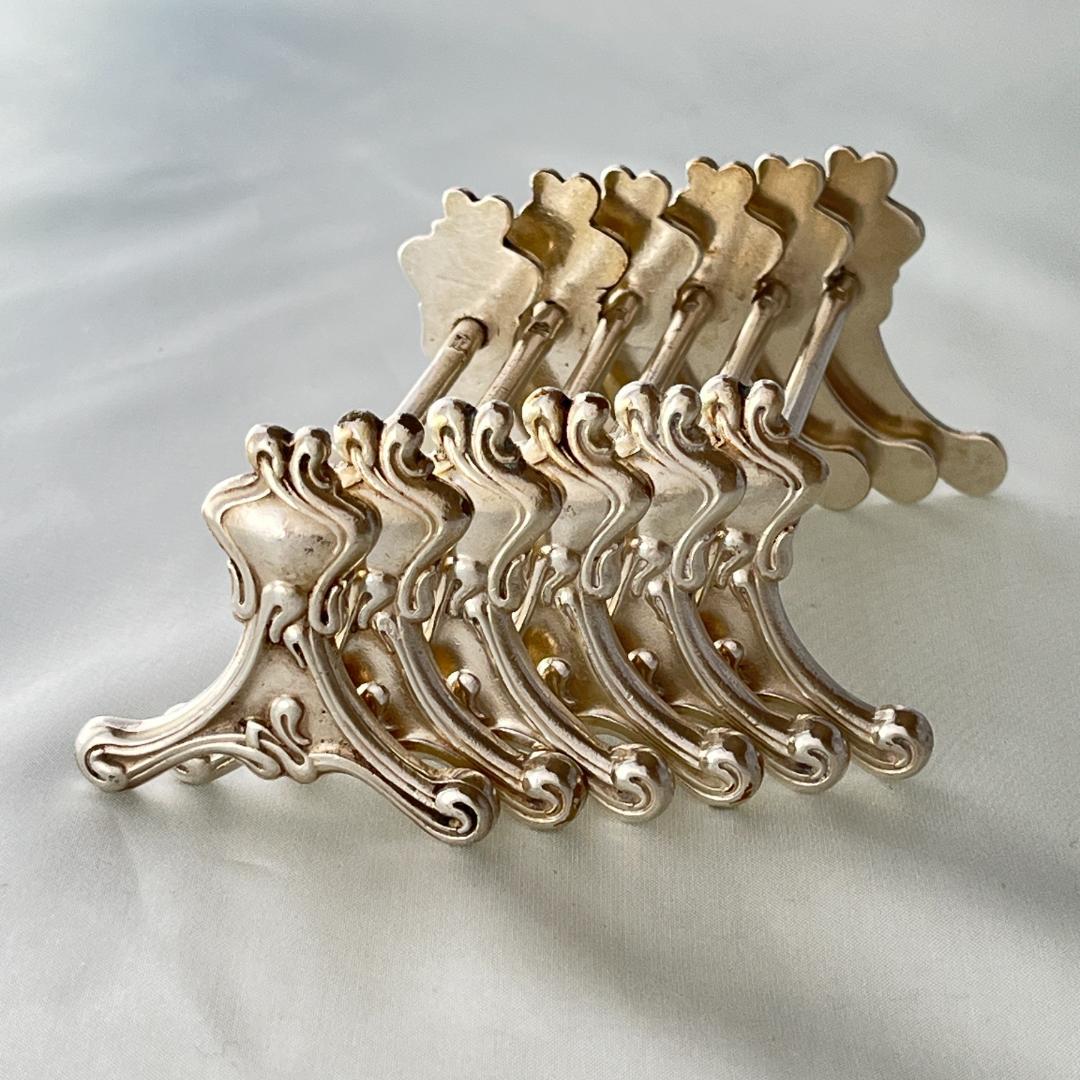 仏蘭西】 アール・ヌーボーのナイフレスト 6個組 Art Nouveau - メルカリ