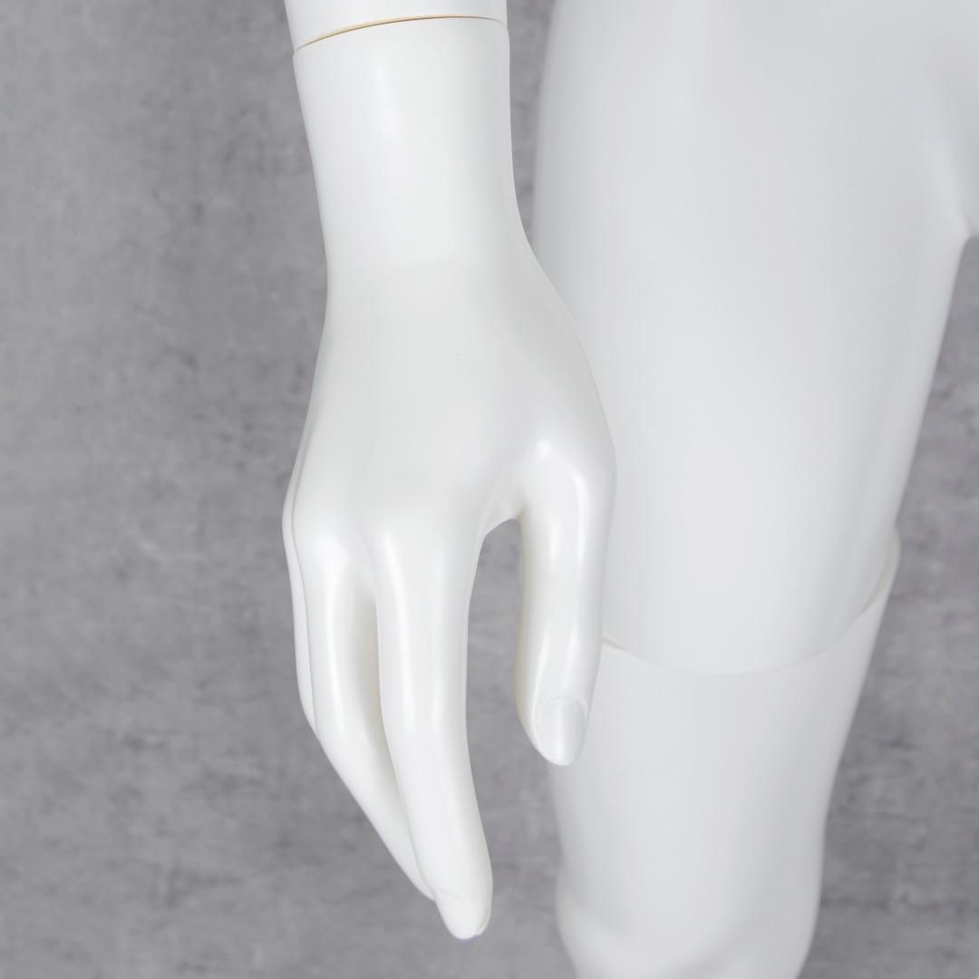 メンズ ヘッドレスマネキン 白 男性 樹脂製 軽量 細マッチョ ボディ 紳士全身