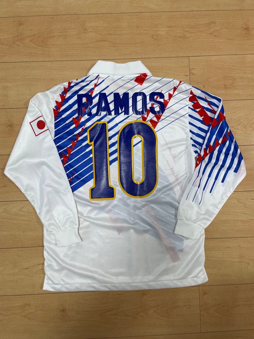 日本代表ユニフォーム 1993-94年 アメリカW杯予選 ラモス瑠偉 #10 O