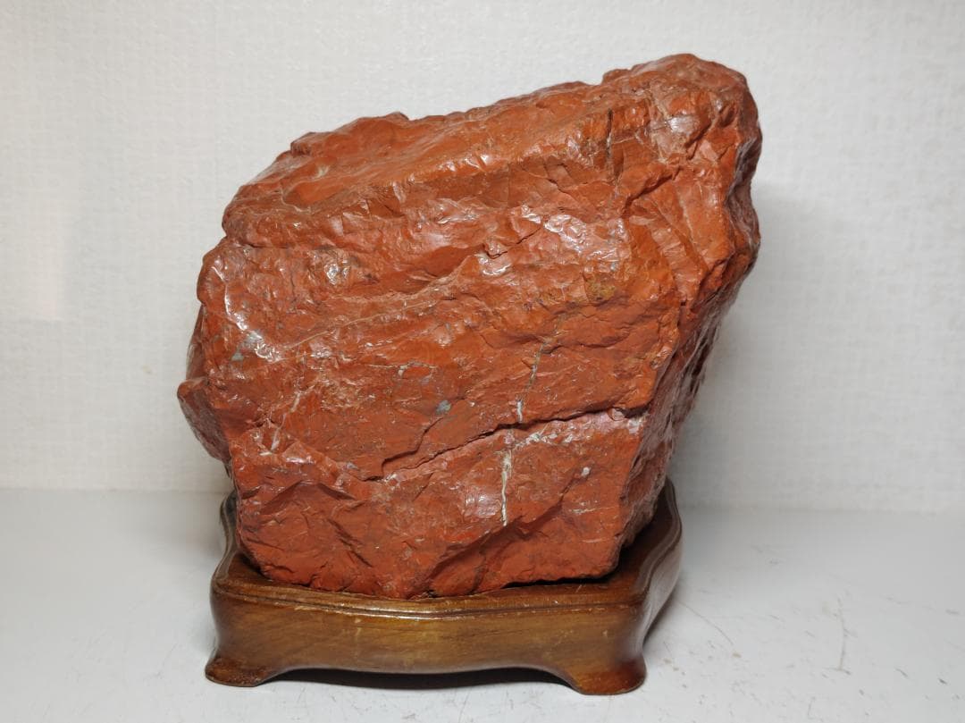 【KS】赤玉石 7.4kg ジャスパー 碧玉 赤石 鑑賞石 原石 自然石