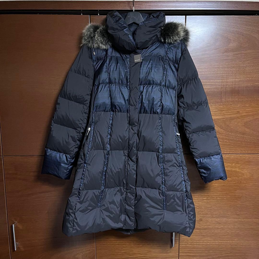 BALMAIN ブルーフォックスファー ダウンジャケット【美品】