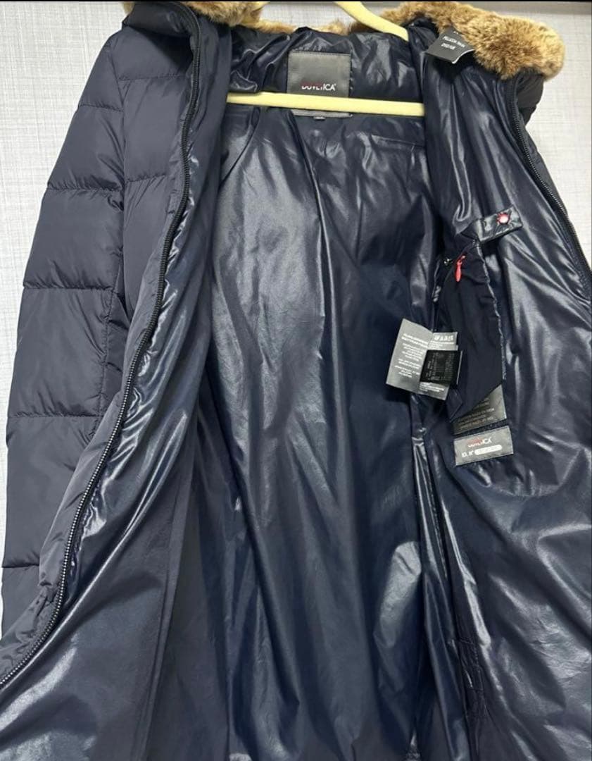 ま*る様 デュベティカ DUVETICA ARWEN ダウンコート 40 ネイビ - メルカリ