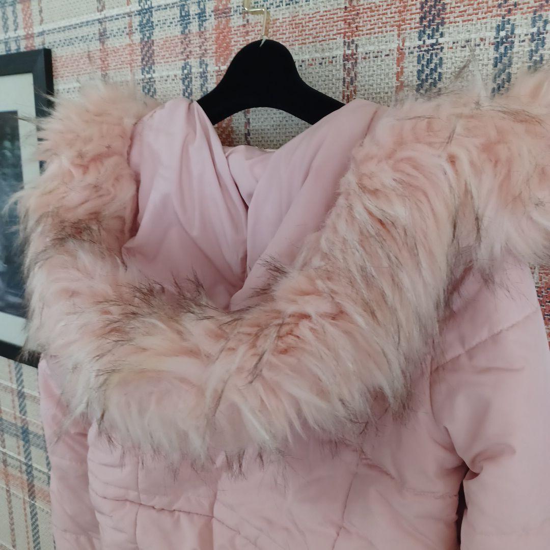 ΘRady ピンク ダウンジャケット 平成ギャルy2k 短丈 ショート ファー