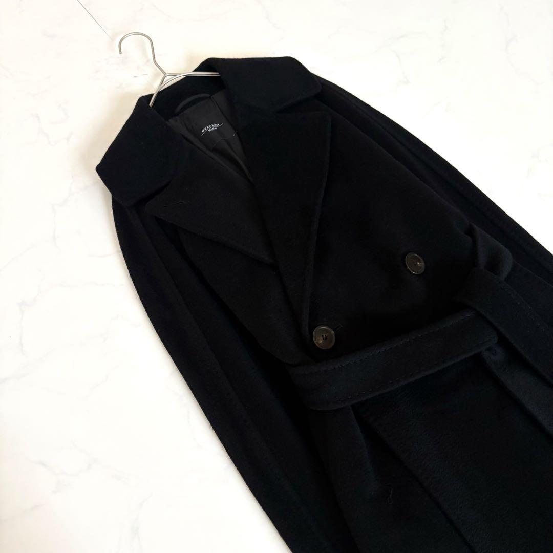 美品✨️2023 マックスマーラ RESINA ダブルボタン ベルト コート 36