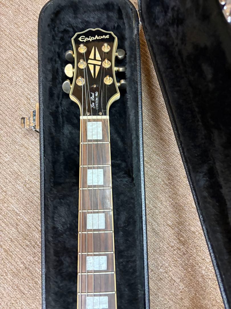 Epiphone LesPaul Custom ハードケース付き